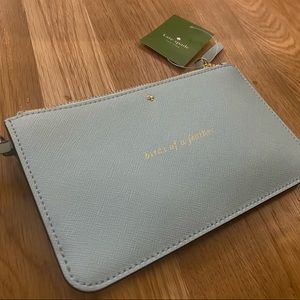Kate spade slim bee clutch